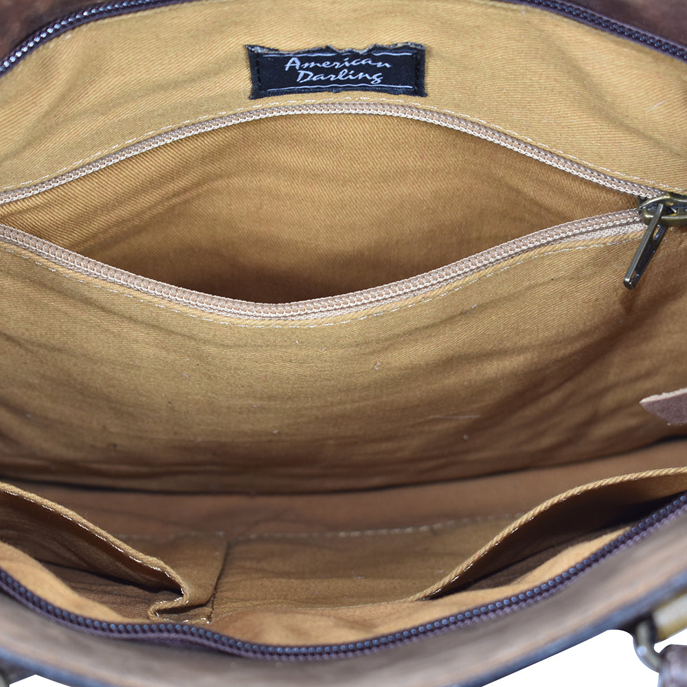 LC-ADBGS144CHE Messenger Genuine Western Leather Women Bag Mae