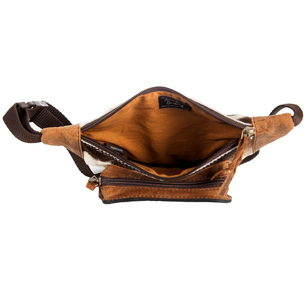 ADBG494BRWBR Fanny Pack Genuine Western Leather Women Bag
