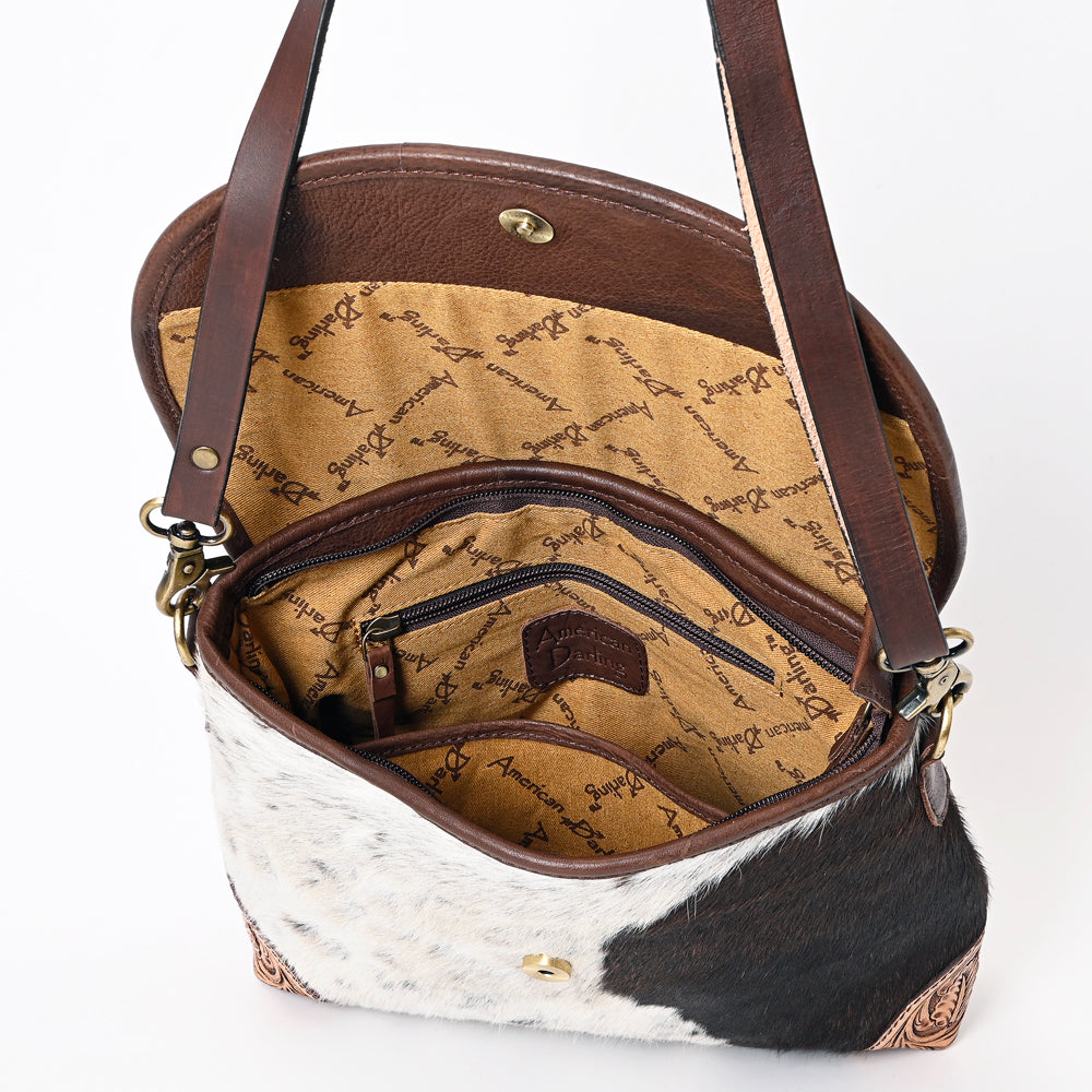 ADBGA338 Messenger Hair On Genuine Western Leather Women Bag