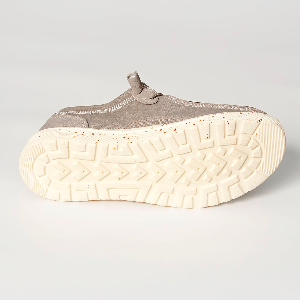 LC-ADFT133GR7 Genuine leather trim shoe footwear slip on