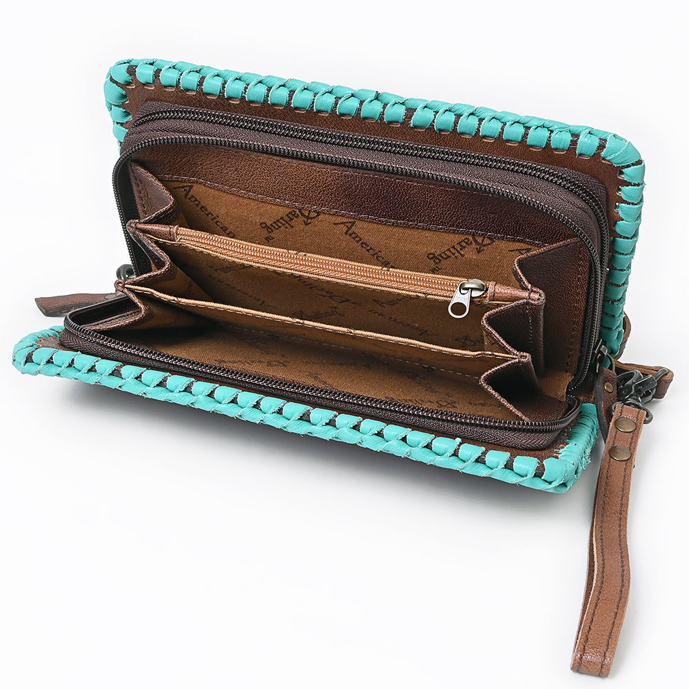 ADBG1148 American Darling Tooled Leather Organizer | Buckstitch Crossbody