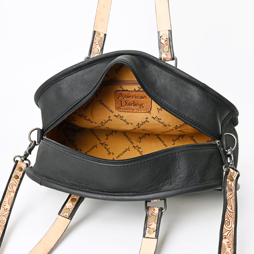 ADBG1161 American Darling Saddle Blanket Tote | Tooled Leather Handbag