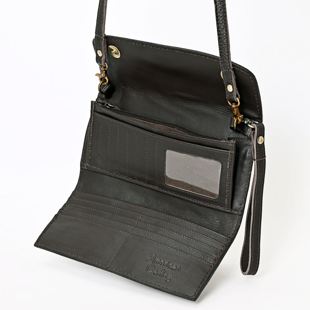 LC-ADBGA361 Wallet Genuine Western Leather Women Bag