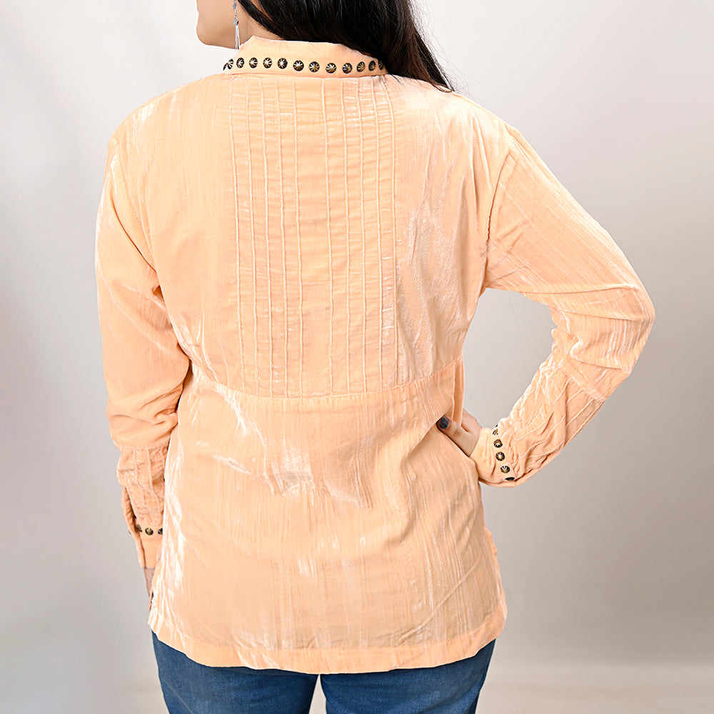 LC-ADSH032 Fabric Women Shirt Dress Tunic Ladies Girl Top