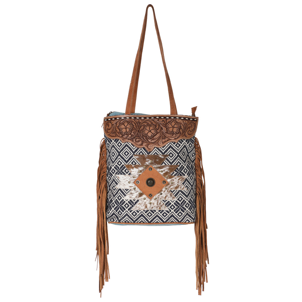 LC-KB605 Tote Upcycled Canvas Ladies Bag