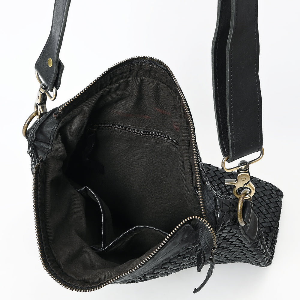 LC-NMBGM163 Crossbody Genuine Leather women bag western Bag