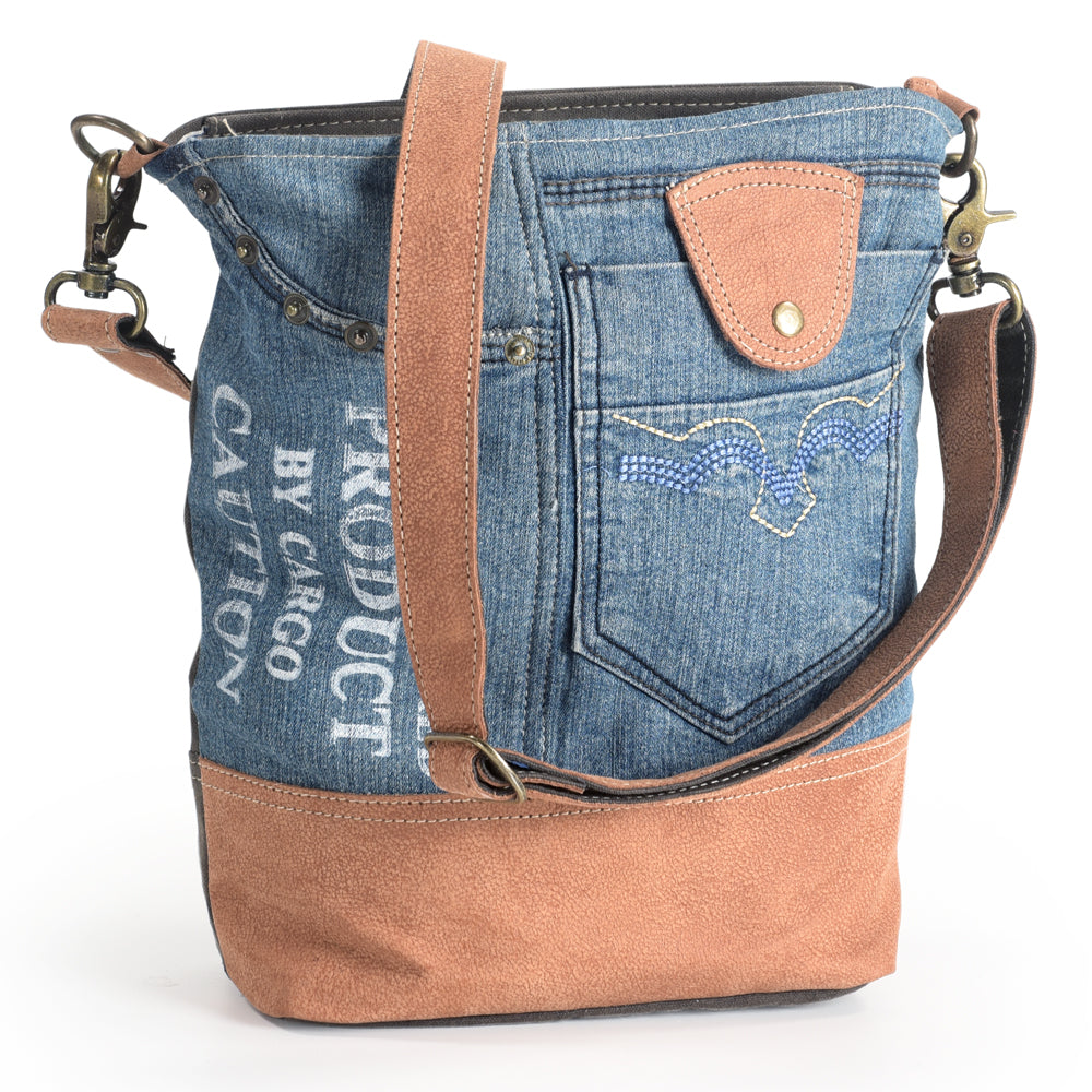 OHV139 Weekender Upcycled Canvas Ladies Bag