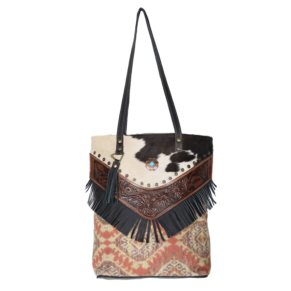 LC-OHV179 Tote Upcycled Canvas Ladies Bag