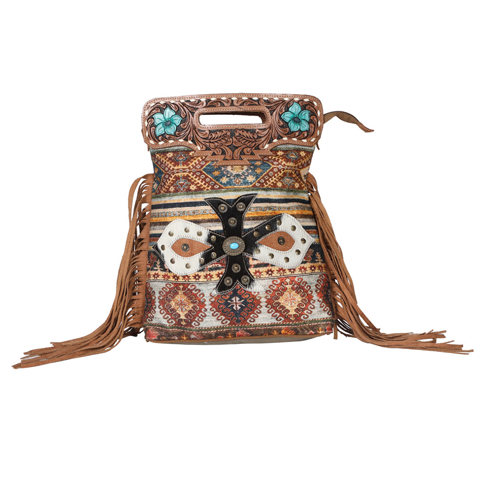 LC-OHV206 Clutch Upcycled Canvas Ladies Bag