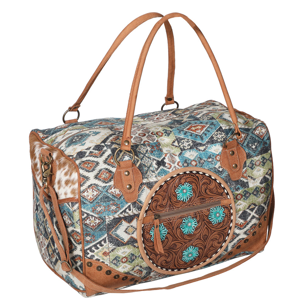LC-OHV223 Duffel Upcycled Canvas Ladies Bag