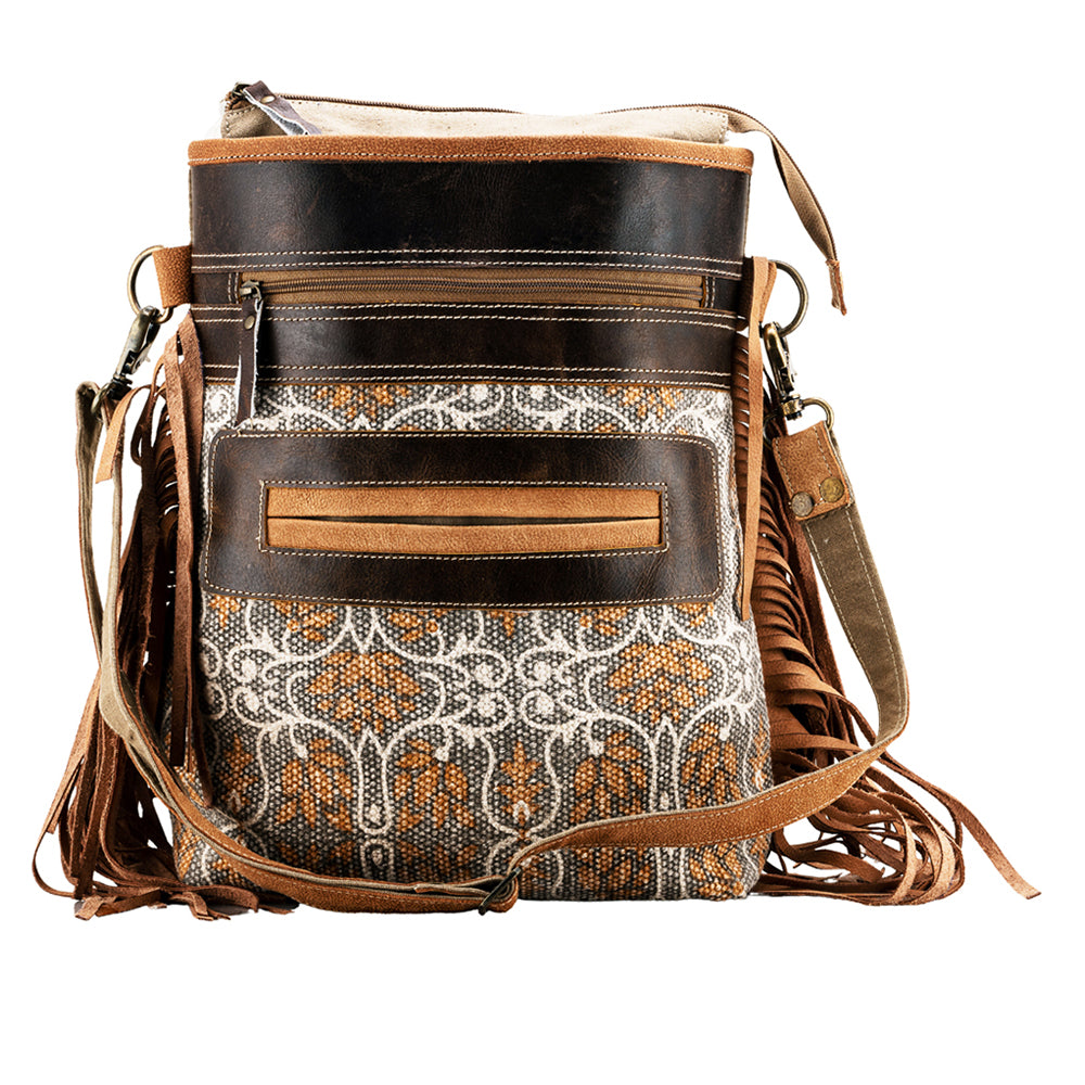 LC-OHV238 Crossbody Upcycled Canvas Ladies Bag