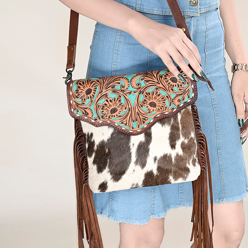 OHG112 Shoulder Bag Genuine Leather women bag western Bag