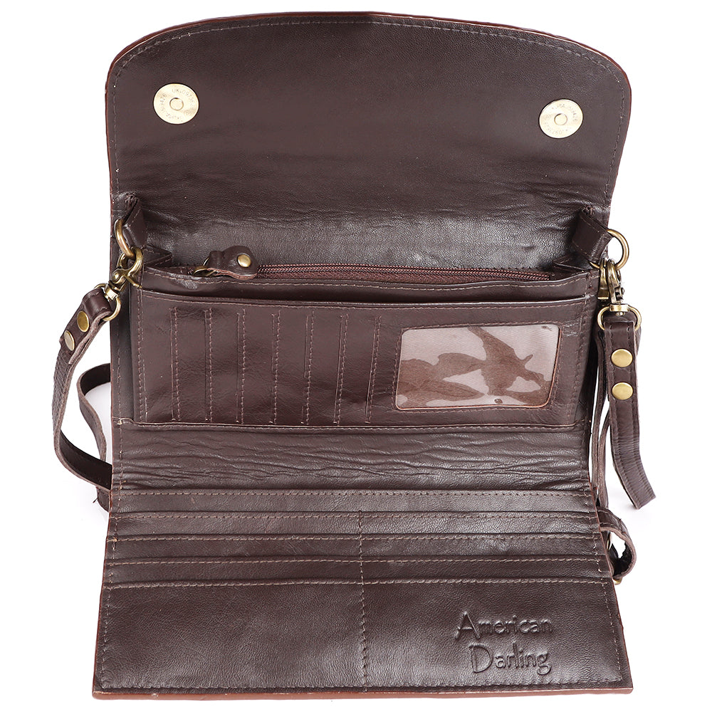 ADBGM360A Wallet Genuine Western Leather Women Bag