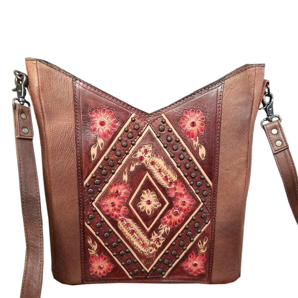 GIBGX1350 Messenger Genuine Western Leather Women Bag