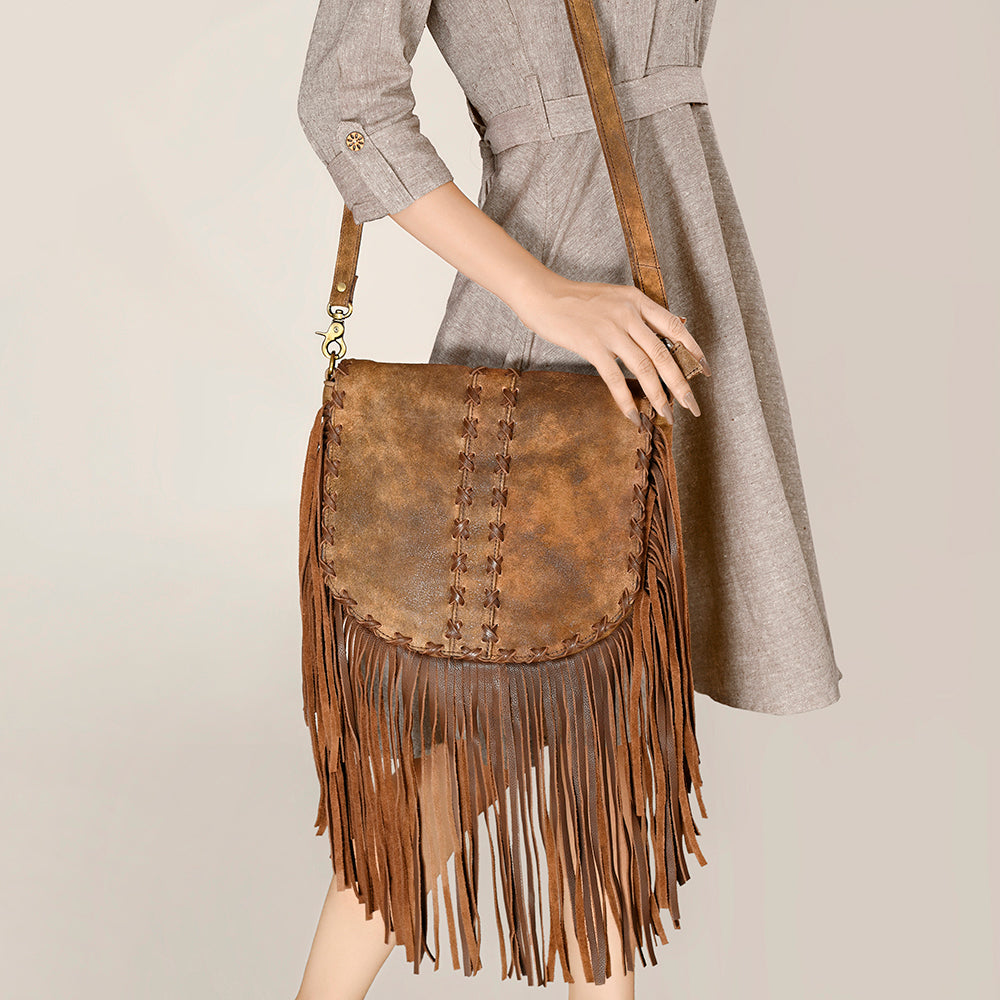 ADBGA495 Messenger Genuine Western Leather Women Bag