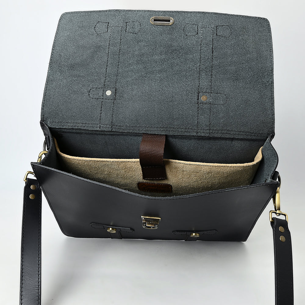 ADBG1399 American Darling Western Genuine Leather Briefcase Bag for Work Office & Travel