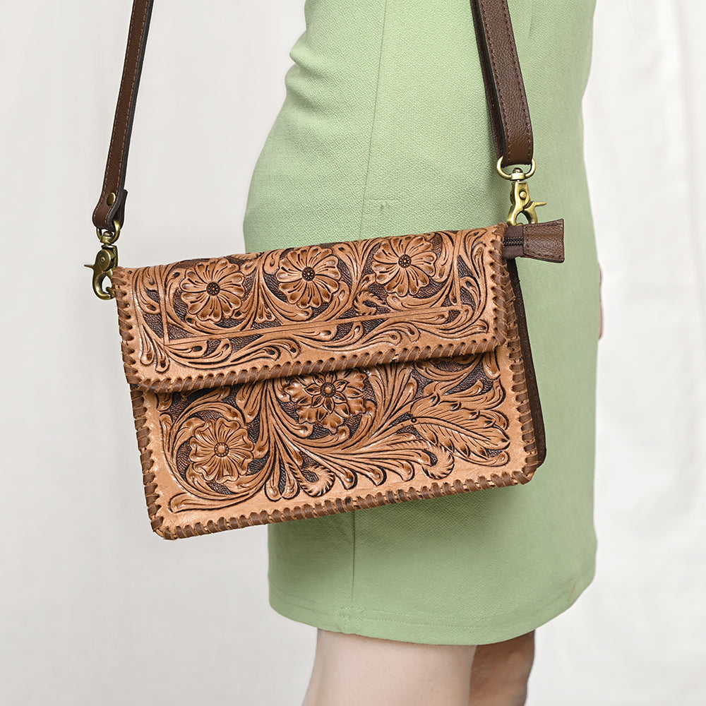 OHA119 Crossbody Genuine Leather women bag western Bag