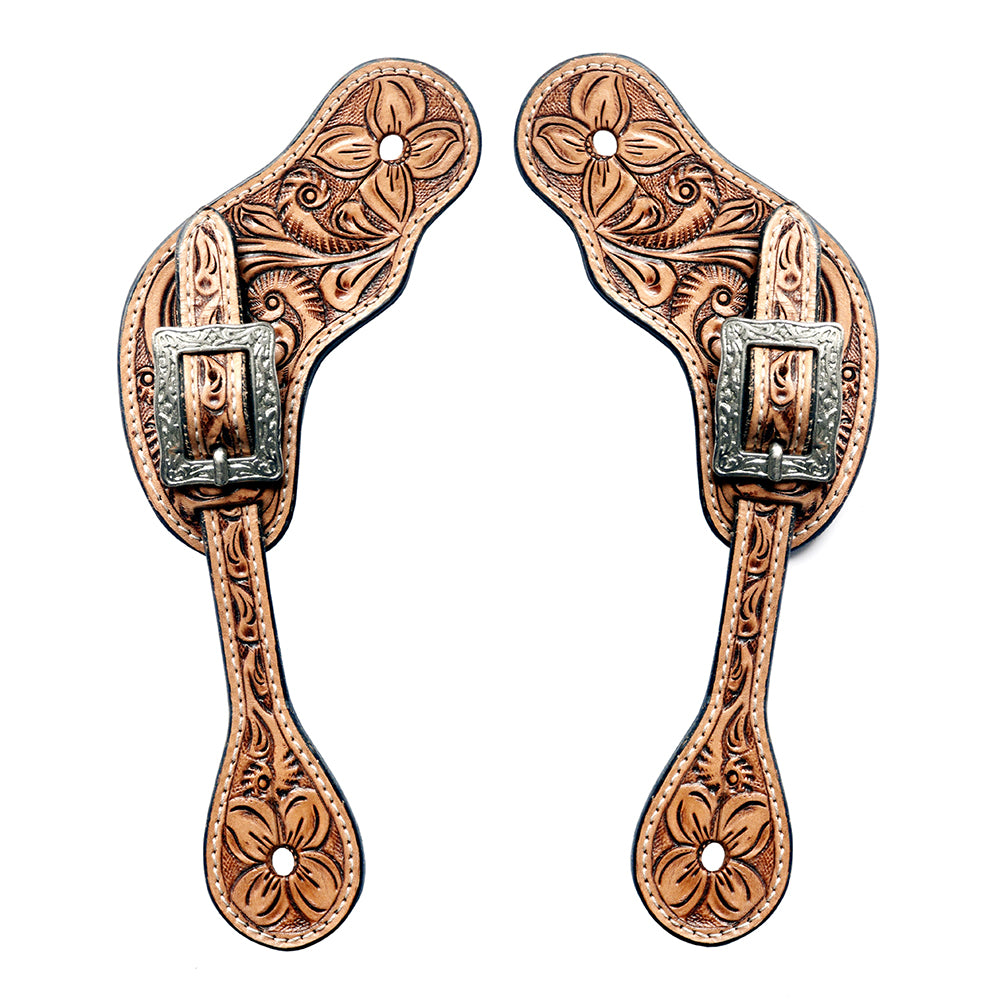 BER408-Western American Leather Spur Strap