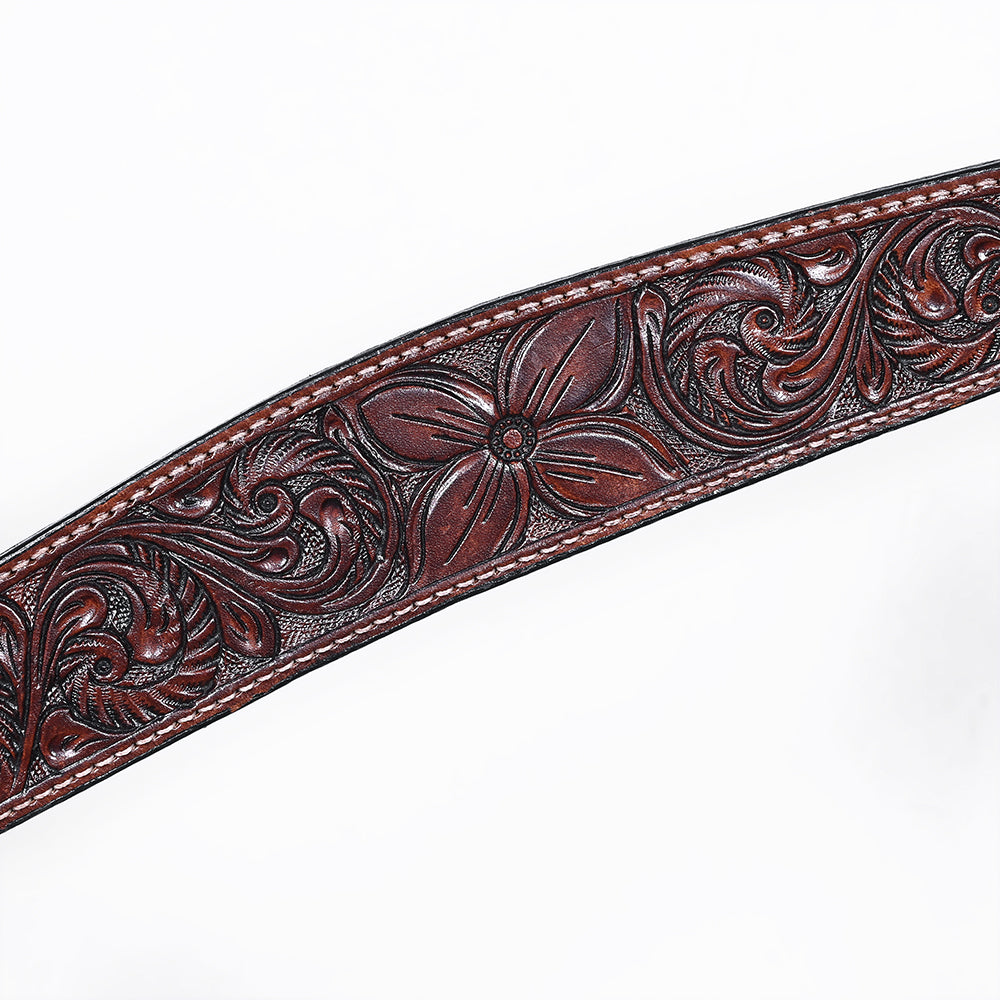BER409-Western Leather Breast Collar