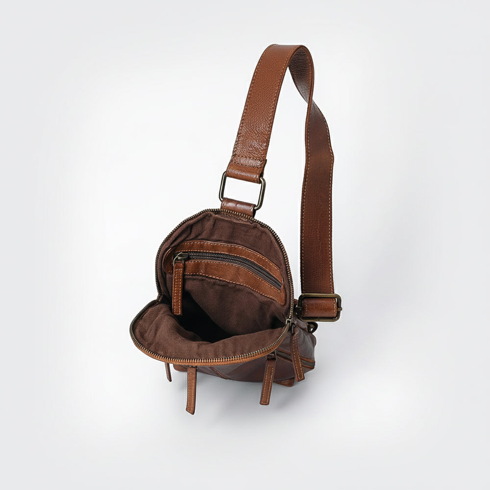 SWM104 Montaro - Leather Professional Sling Bag