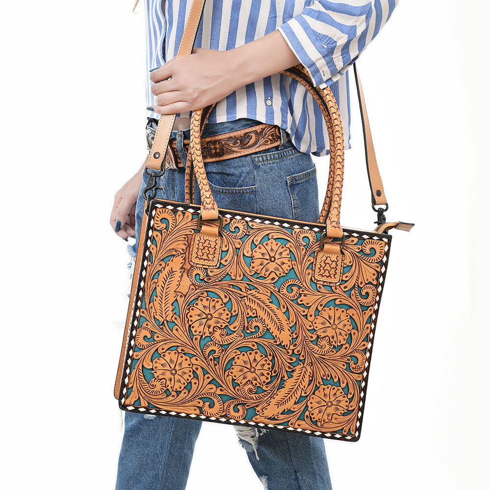 ADBGZ888 Tote Genuine Western Leather Women Bag