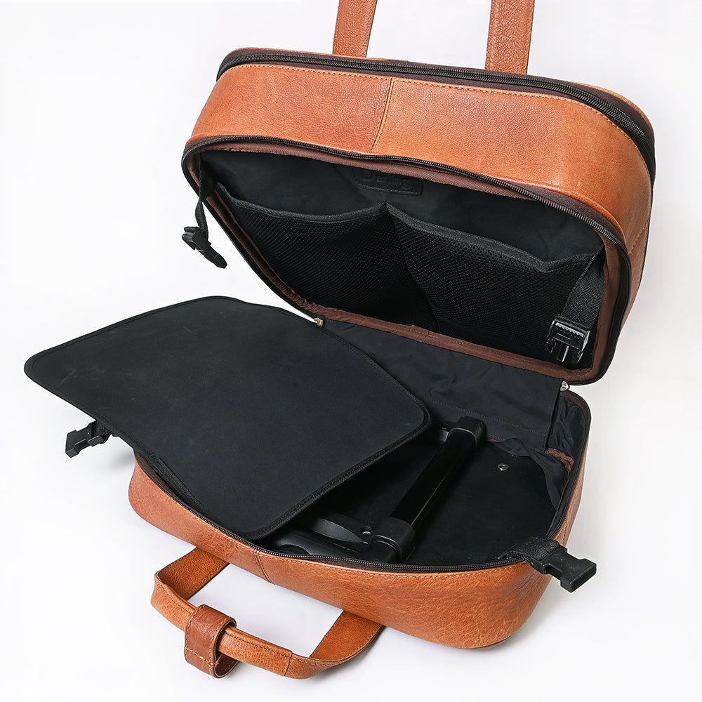 ADBG1602 American Darling Western Leather Travel Case with Hand Tooled Floral Design Genuine Full-Grain Craftsmanship