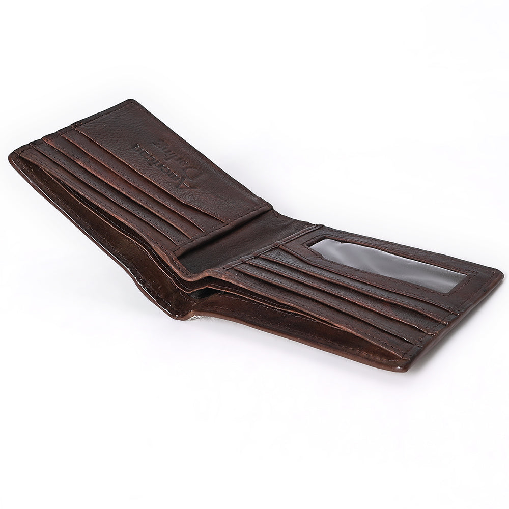 ADBGM454 Western Hair-On Leather Rodeo Wallet - Engraved Design