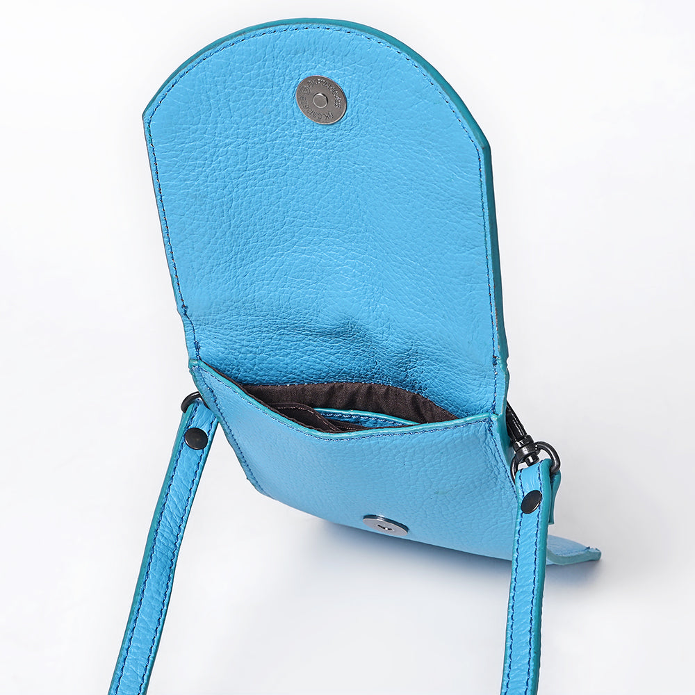 SOHZ116 CellPhone Holder Genuine Western Leather Women Bag