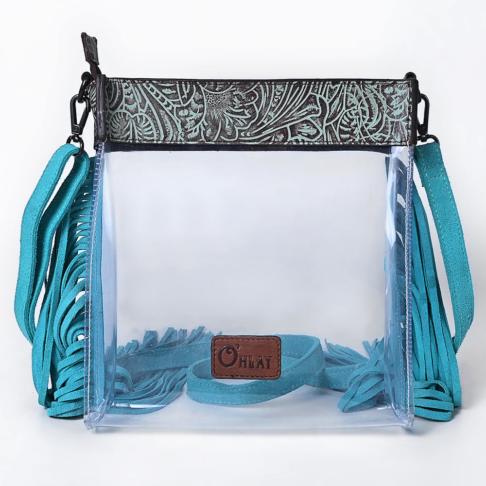 SOHZ121 Clear Bag Genuine Western Leather Women Bag