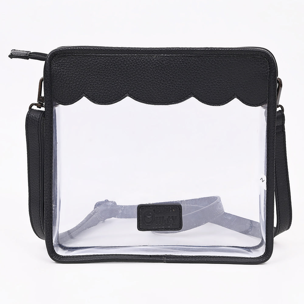 SOHZ122 Clear Bag Genuine Western Leather Women Bag
