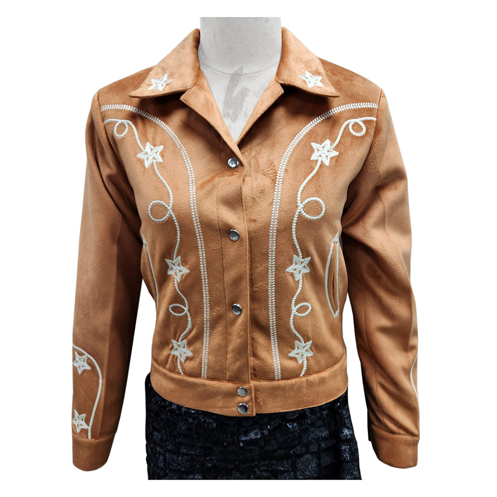 ADJKT057 Women Fabric Shirt Jacket Dress