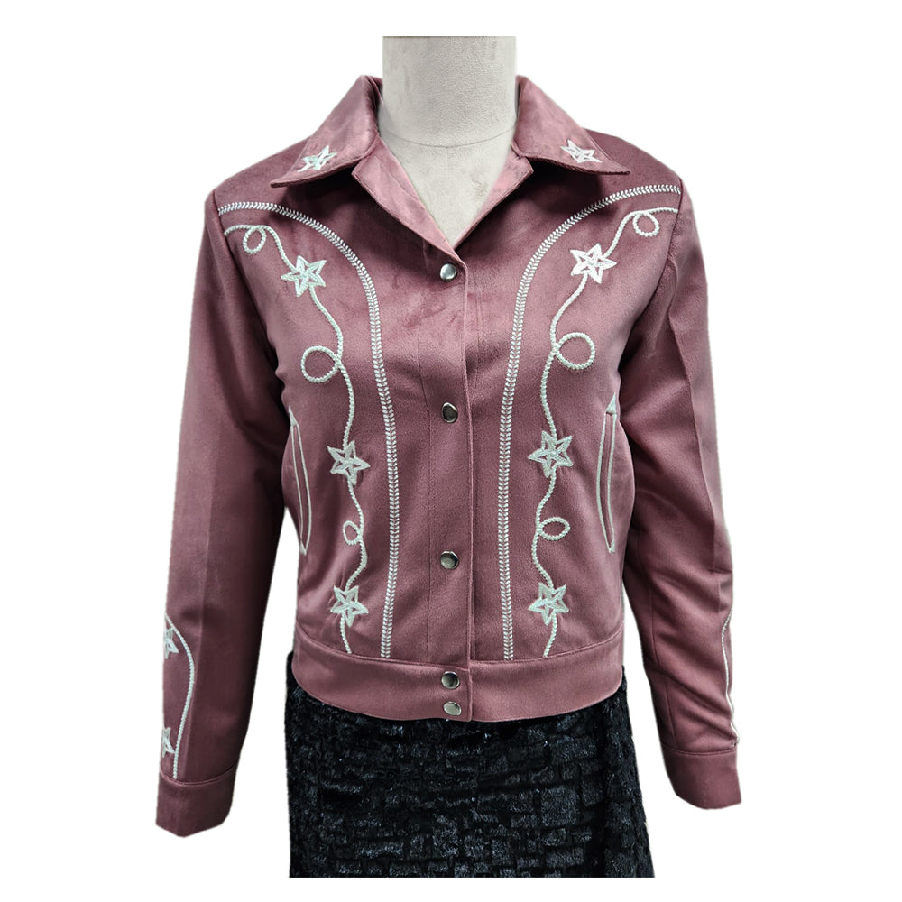 ADJKT058 Women Fabric Shirt Jacket Dress