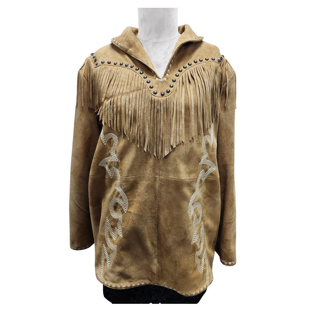 ADSH042 Genuine Leather Women Shirt Jacket Dress