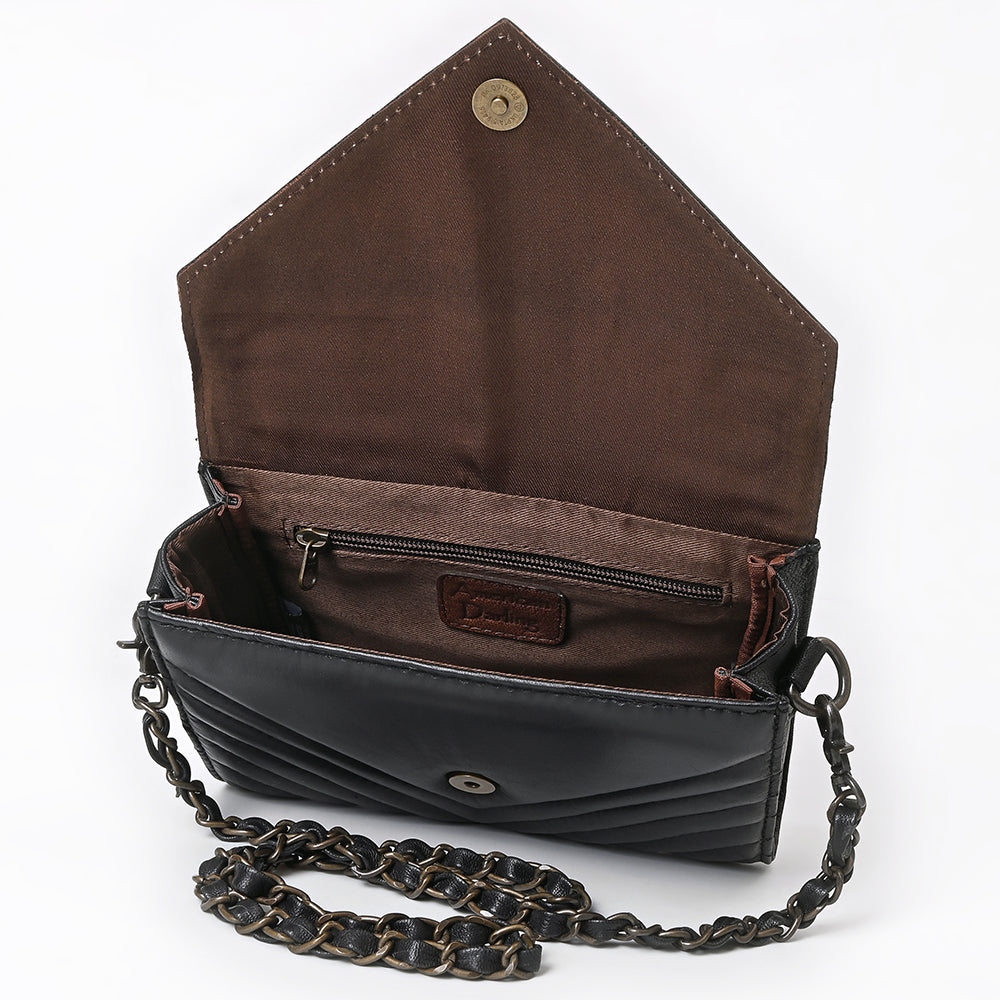 ADBG1767 Envelope Hand tooled Genuine Leather women bag western Bag