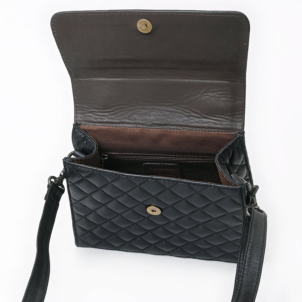 ADBG1798 Messenger Hand tooled Genuine Leather women bag western Bag