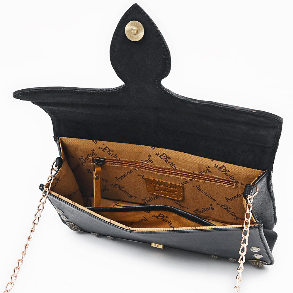 ADBGA874 Crossbody Hand Tooled Genuine Leather women bag western Bag