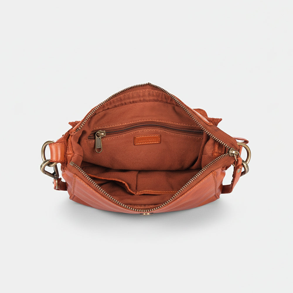 SWL141 Ardesia - Leather Braided Shoulder Bag
