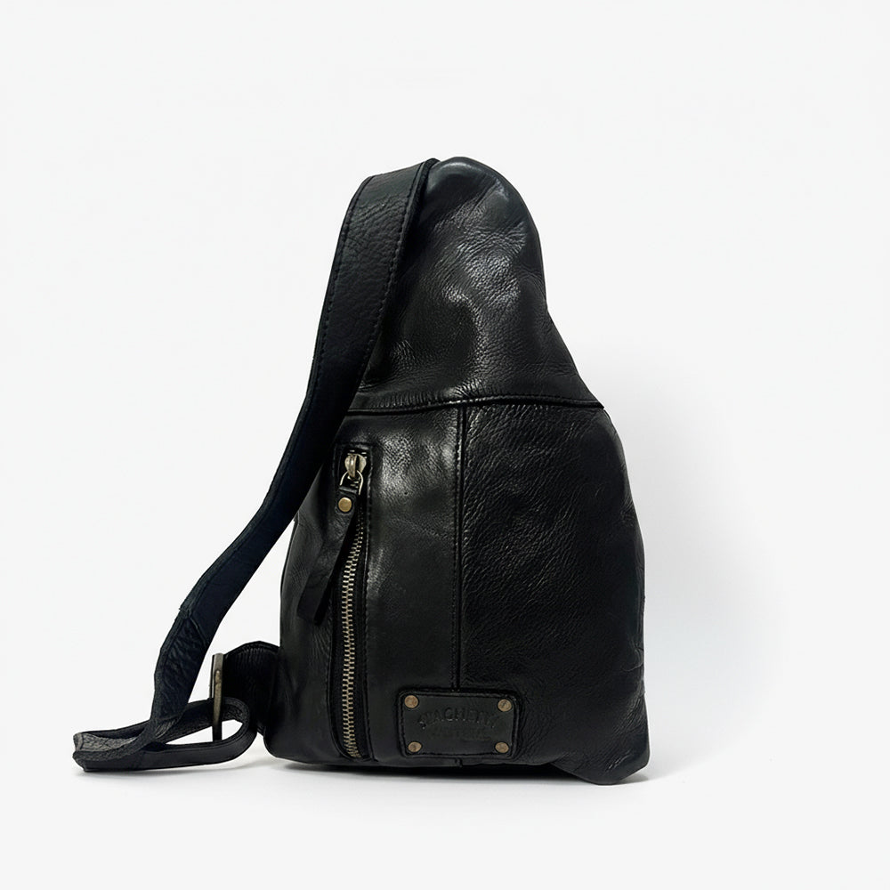 SWL155BLK Sling Genuine Leather Women Bag Western Handbag