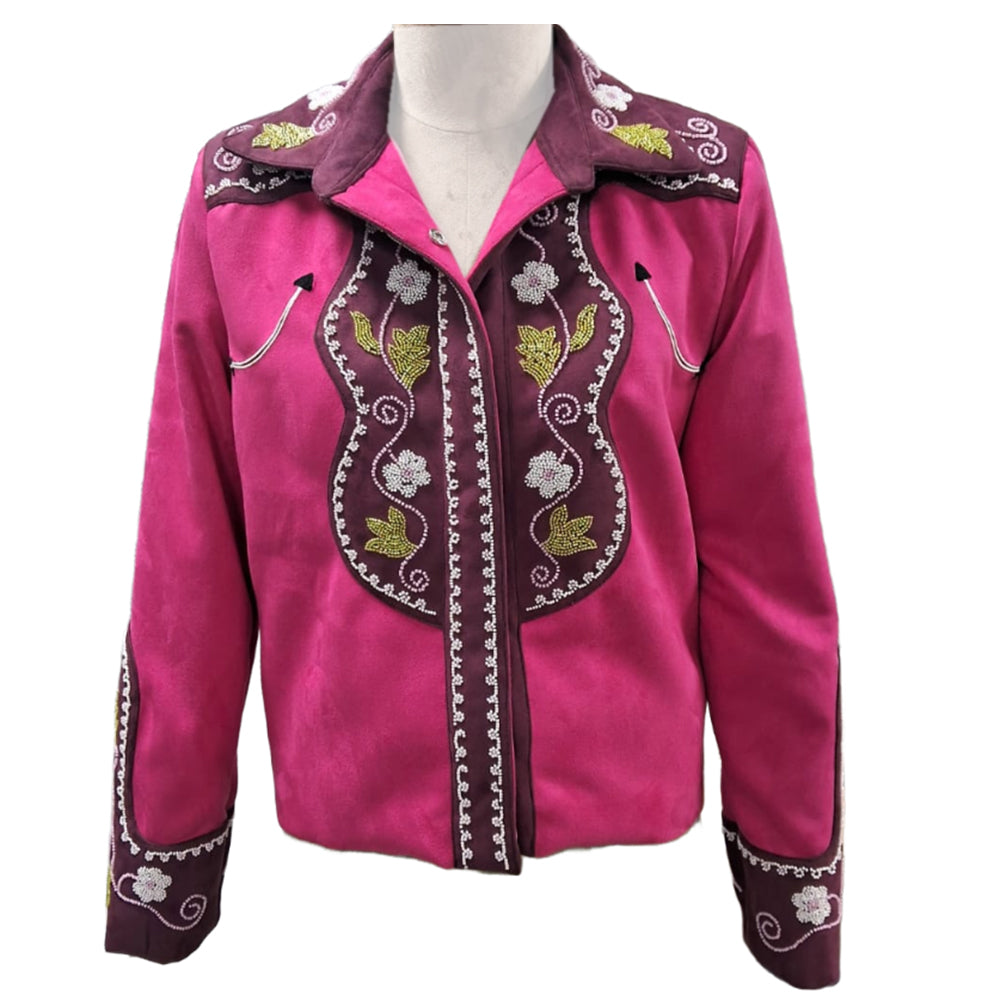 ADJKT073 Women Fabric Shirt Jacket Dress