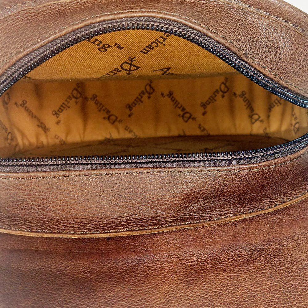 ADBG1883 Sling Hand Tooled Saddle Blanket Genuine Leather Women Bag