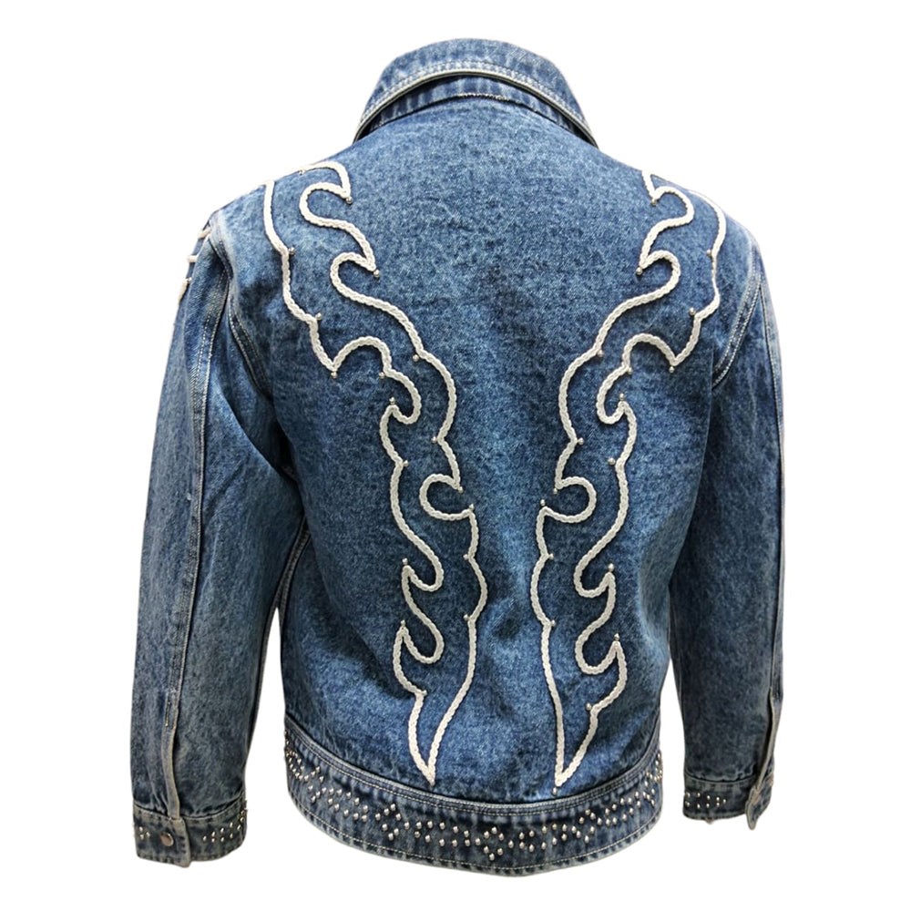 ADJKT088 American Darling Embroidered Denim Fabric Western Style Apparel Jacket