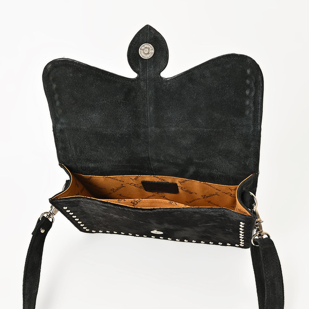 ADBGM849 Crossbody Hair On Genuine suede Leather Women Bag