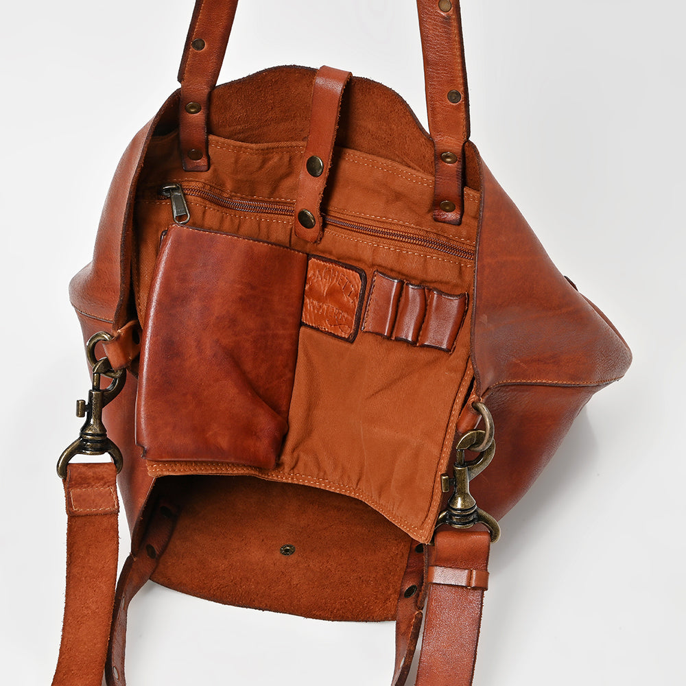 SWC467 Montavio - Rustic Premium Leather Tote