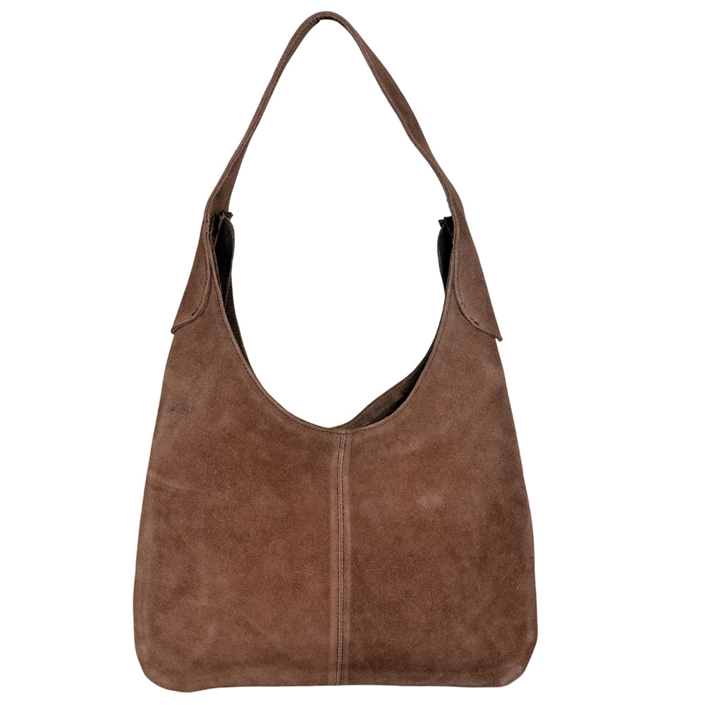 ADBGA1101 Embroidered Rodeo Bronc Genuine Suede Western Hobo Handbag (62 chars)