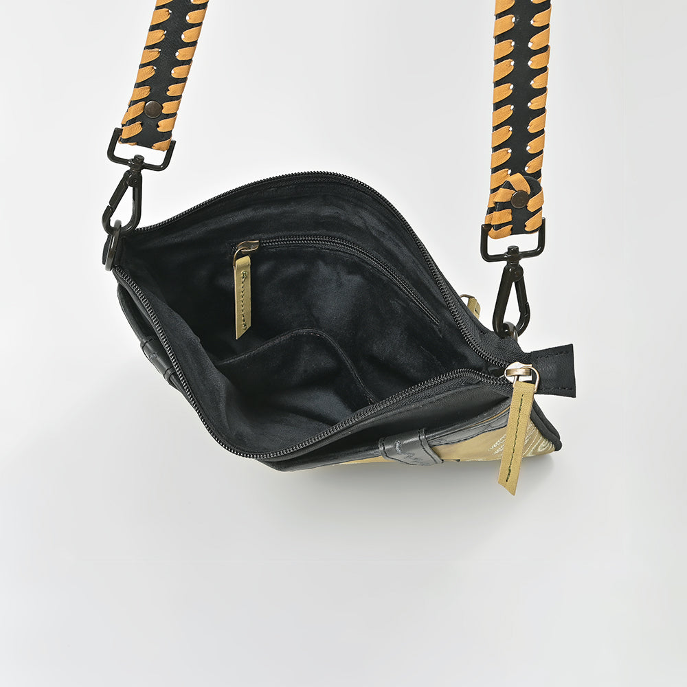 ADBGZ1106 Genuine Leather Embroidered Western Crossbody by American Darling