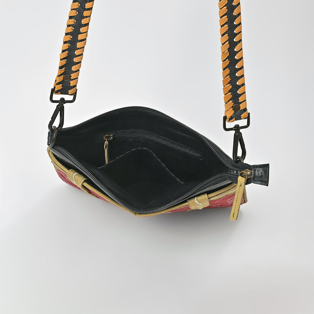 ADBGZ1107 Genuine Leather Embroidered Western Crossbody by American Darling