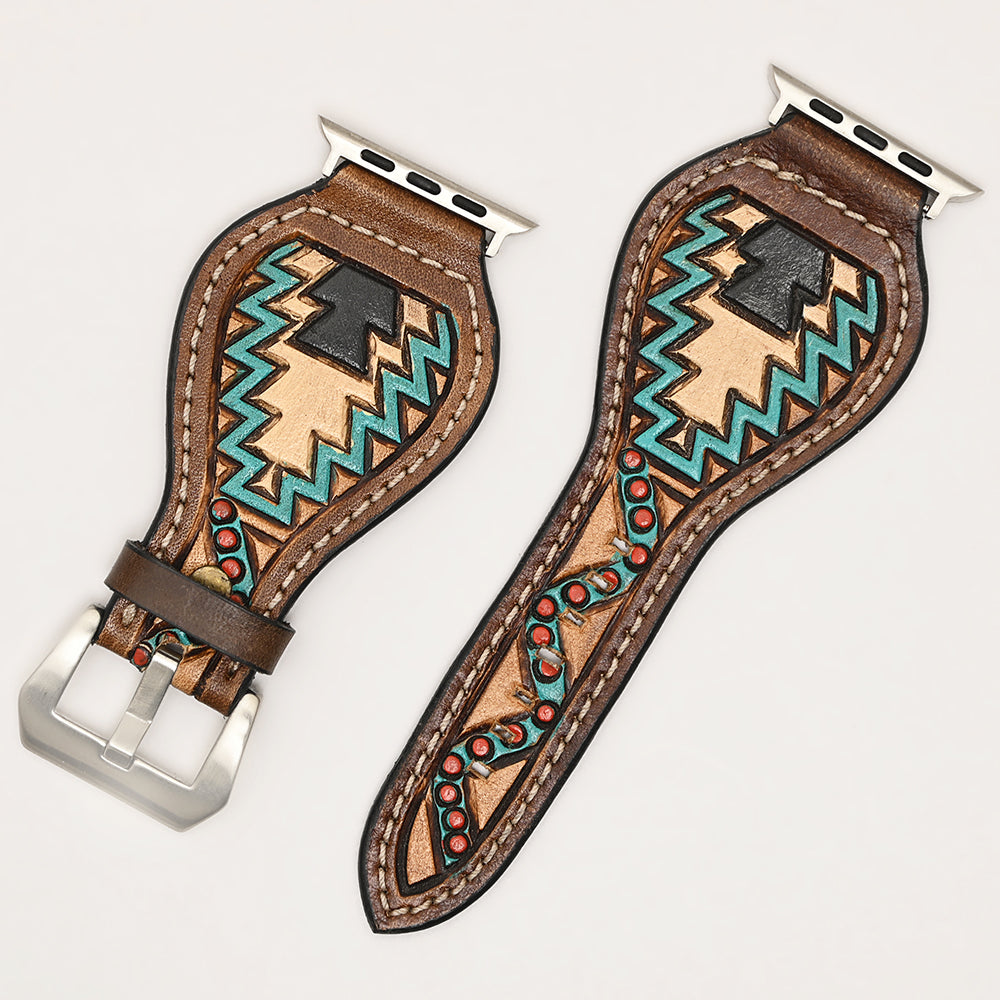 ADWAR129 Genuine American Leather I watch Strap Unisex