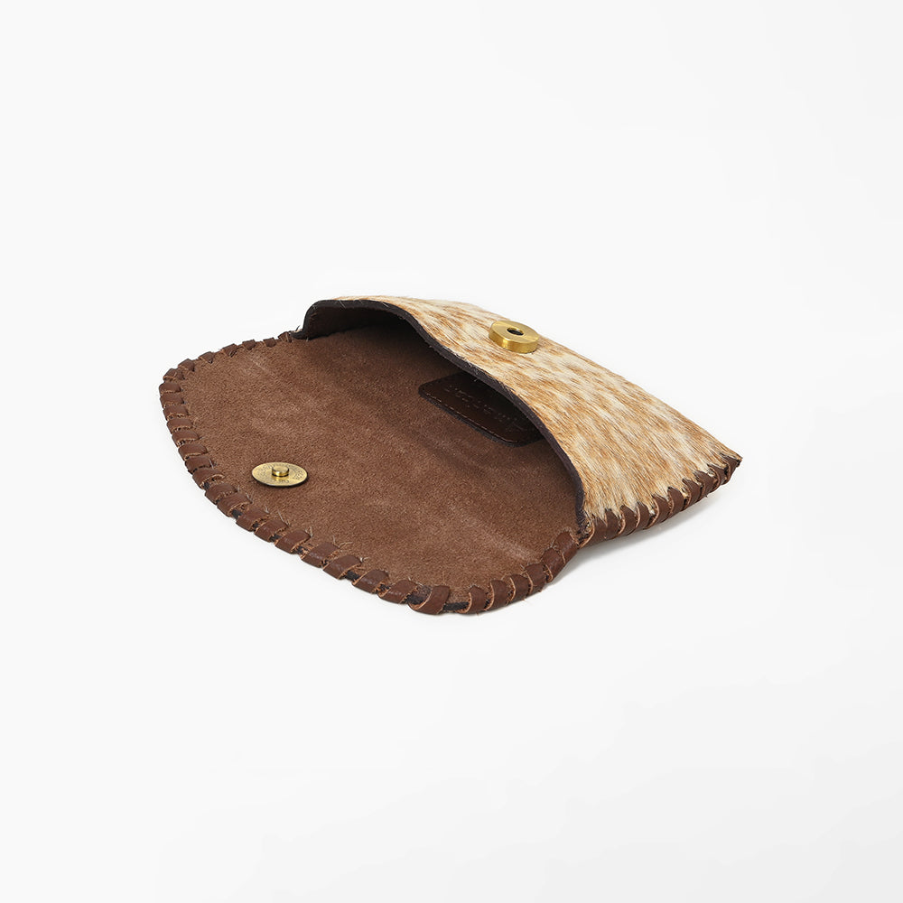 ADBG1775 American Darling Western Hair-On Cowhide Sunglass Case - Handcrafted Leather Eyewear Sleeve