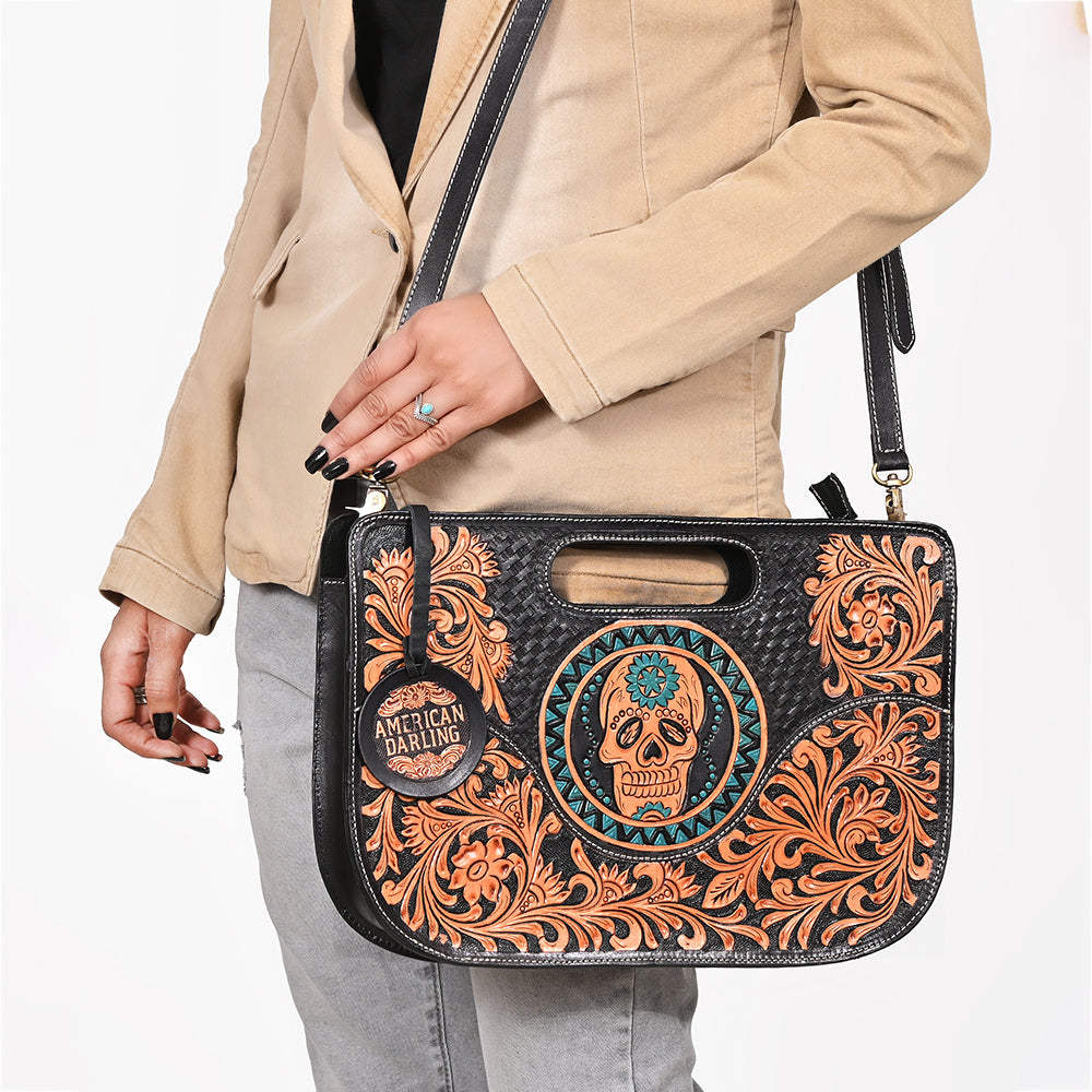 ADBGA1003 Clutch Genuine Leather Women Bag