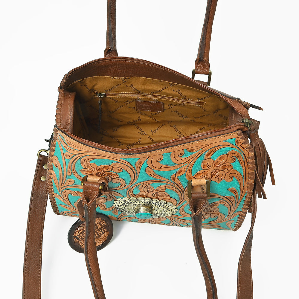 ADBGA1045 Speedy Bag Hand Tooled Genuine Leather Women Bag